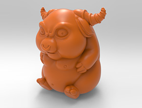 牛魔王茶寵模型雕刻圖紙_玉石雕刻工具廠家