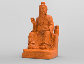 太白金星立體雕刻電腦圖紙_工藝品雕刻工具廠家