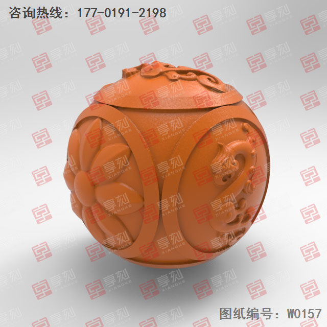 龍鳳獸珠子玉石電腦精雕圖_玉石雕刻機(jī)廠家