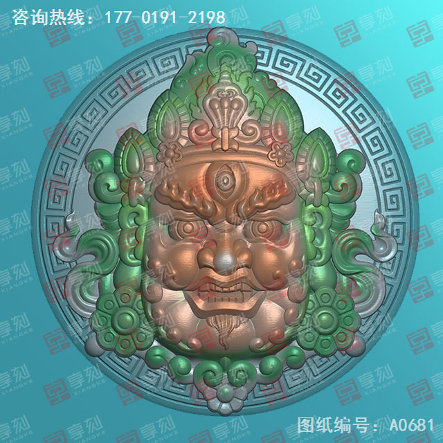 玉石大天黑黃財(cái)神電腦精雕圖紙_五軸玉石雕刻機(jī)廠家