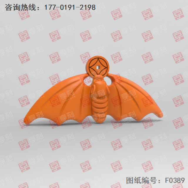 金幣蝙蝠電腦精雕圖紙_五軸玉石雕刻機(jī)廠家