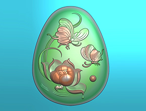 荷花吊墜玉石精雕機(jī)圖紙_五軸雕刻機(jī)廠家