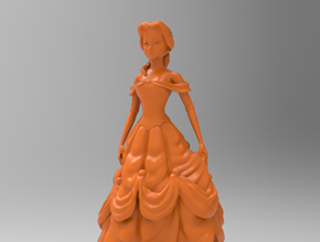 白雪公主人物3d立體模型圖紙_五軸雕刻機(jī)廠家