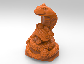 蛇年立體擺件玉石電腦精雕圖紙_五軸雕刻機(jī)廠家