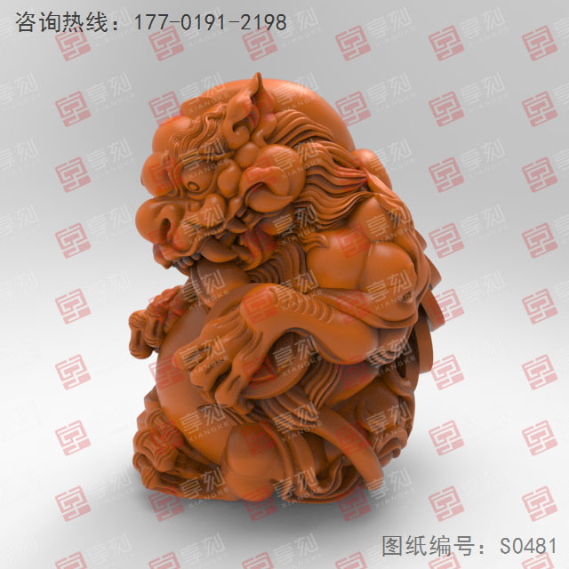 五帝錢貔貅立體擺件玉石電腦精雕圖_享刻五軸雕刻機(jī)