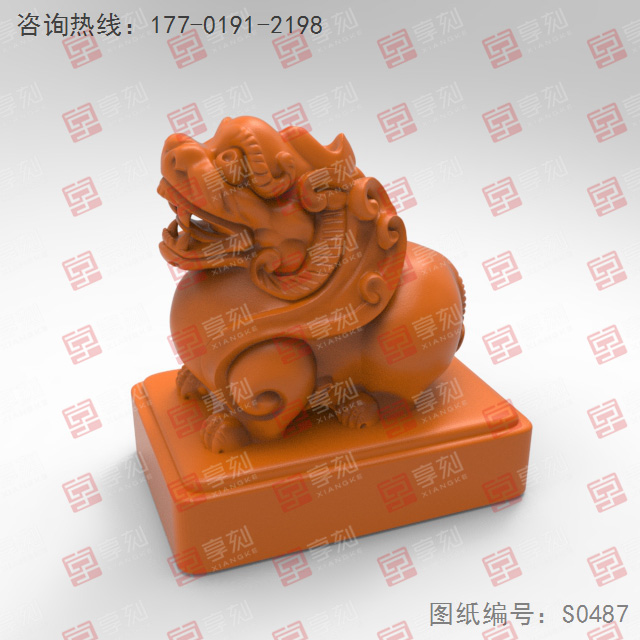 立體貔貅3d雕刻模型圖紙_享刻五軸雕刻機廠家