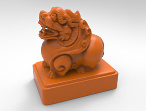 立體貔貅3d雕刻模型圖紙_享刻五軸雕刻機(jī)廠家