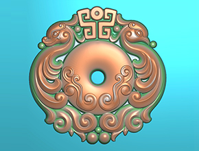 仿古龍鳳玉石雕刻電腦圖紙_享刻玉石雕刻機(jī)