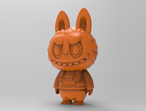 拉布布擺件立體3d模型圖stl_享刻五軸雕刻機(jī)