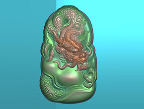 新款龍牌玉石雕刻電腦圖紙_享刻玉石雕刻機(jī)