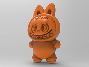 拉布布兔擺件立體3d模型圖stl_享刻五軸雕刻機(jī)