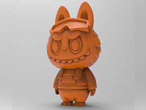 LABUBU擺件立體3d模型圖stl_享刻五軸雕刻機(jī)