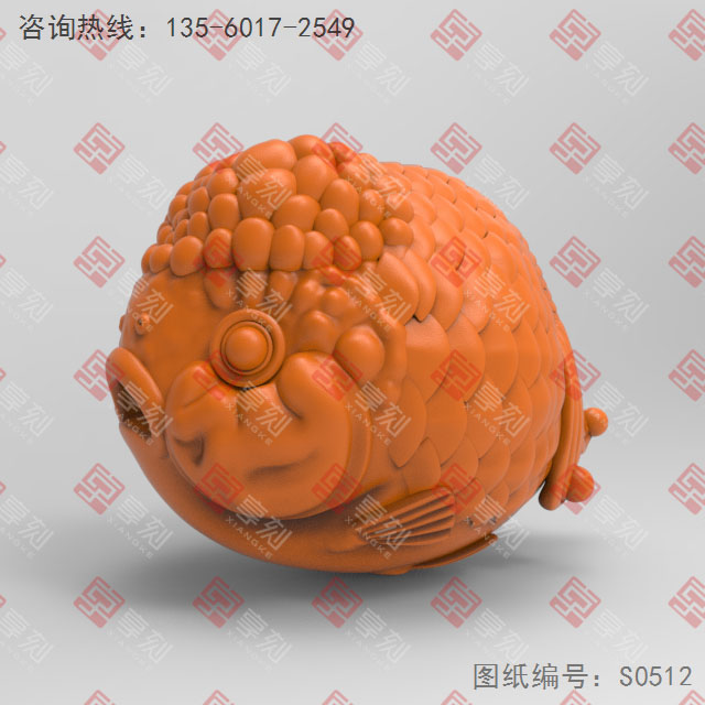 蘭壽金銀擺件立體3d模型圖stl_享刻五軸雕刻機(jī)