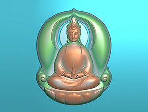 鏤空觀音精雕玉石電腦雕刻圖紙_享刻玉石雕刻機