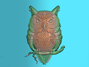 貓頭鷹玉石雕刻電腦圖紙_享刻玉石雕刻機(jī)
