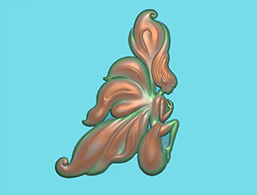 隨形蝴蝶仙子 電腦模型雕刻圖_享刻數(shù)控