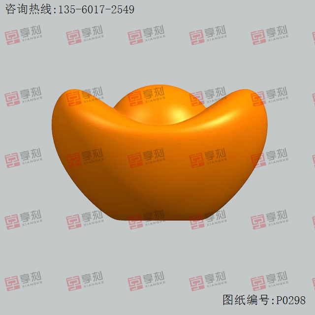 素元寶工藝品精雕圖下載_享刻工藝品雕刻機廠家