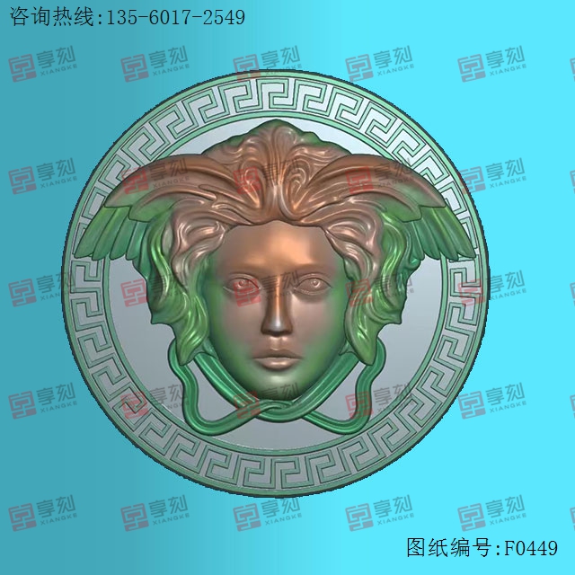 天使范思哲人頭像 電腦模型雕刻圖_享刻數(shù)控雕刻機(jī)廠家